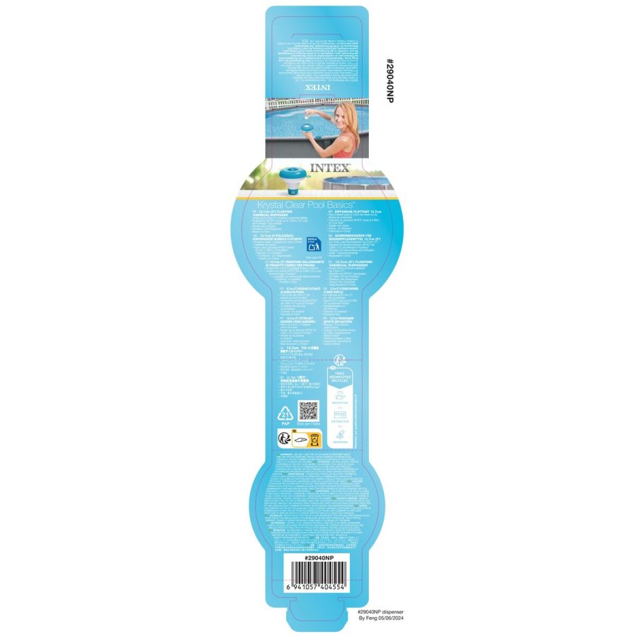 Klordispenser Intex Swimmingpool 24 enheder 12,7 x 12,7 cm #6