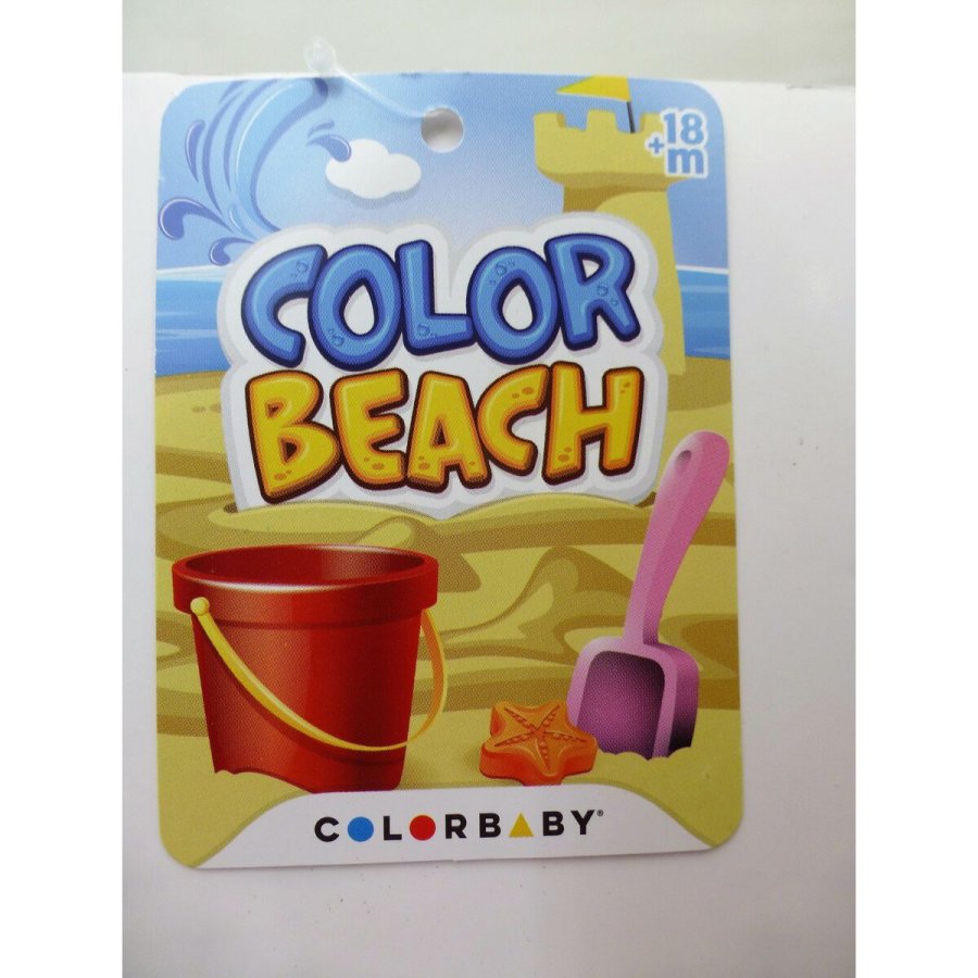 St med legetj til stranden Colorbaby polypropylen (16 enheder) #6