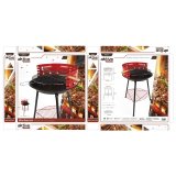 Havegrill Transportabel Aktive Tr Jern  38 cm 37 x 61 x 45 cm (6 enheder) Rd #21