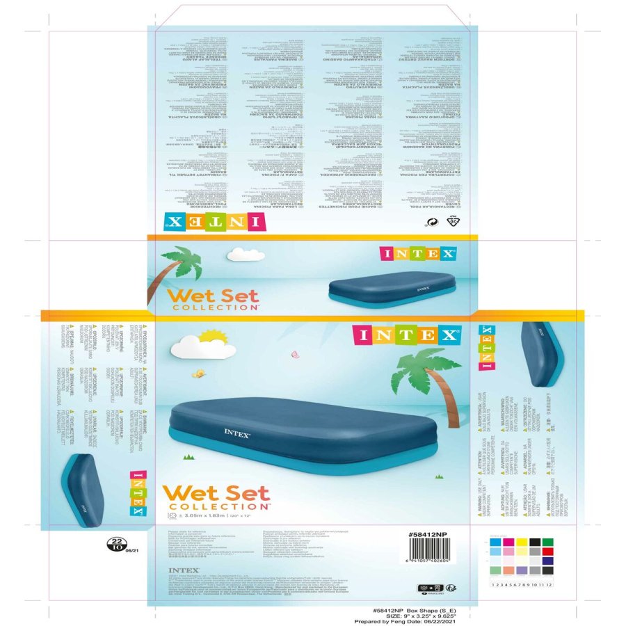 Swimmingpool Cover Intex 58412NP 305 x 51 x 183 cm #22