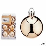 St med julekugler Bronze PVC  4 cm (12 enheder) #1