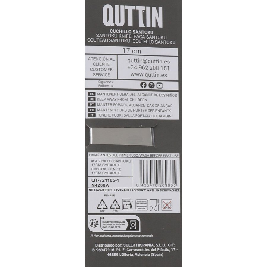 Santoku kniv Quttin Sybarite #7