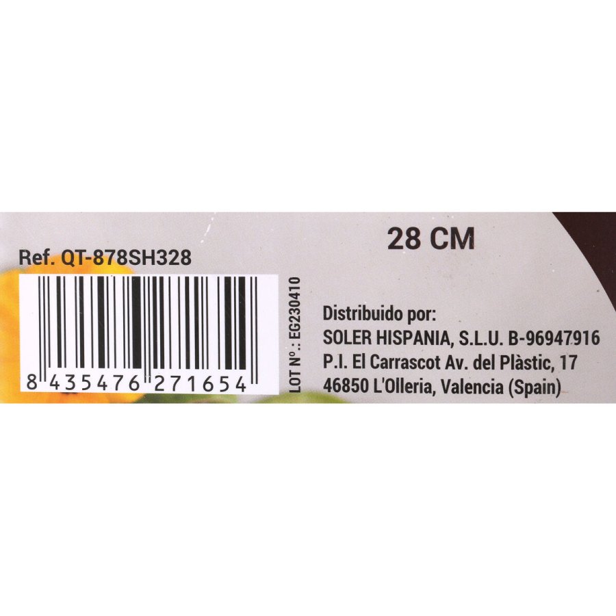 Gryde Med Glaslg Quttin Sahara Smedet aluminium Brun 42 x 29 x 4,5 cm (4 enheder) #7