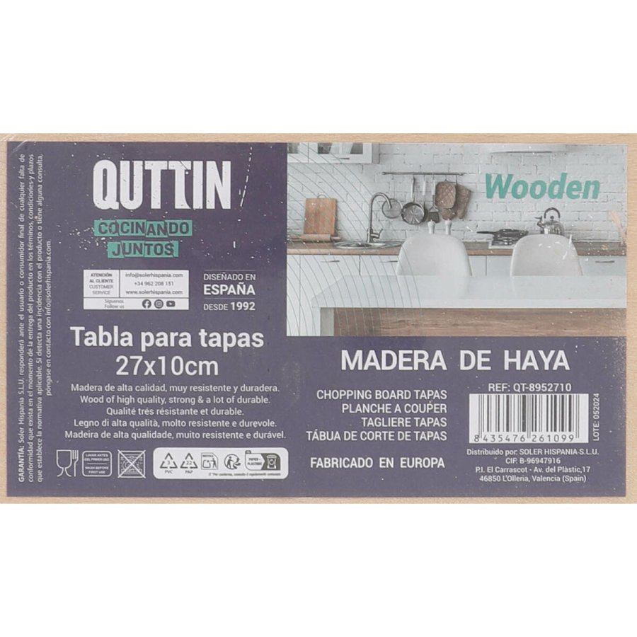 Skrebrt Quttin Quttin Brun 27 x 10 cm (12 enheder) #3