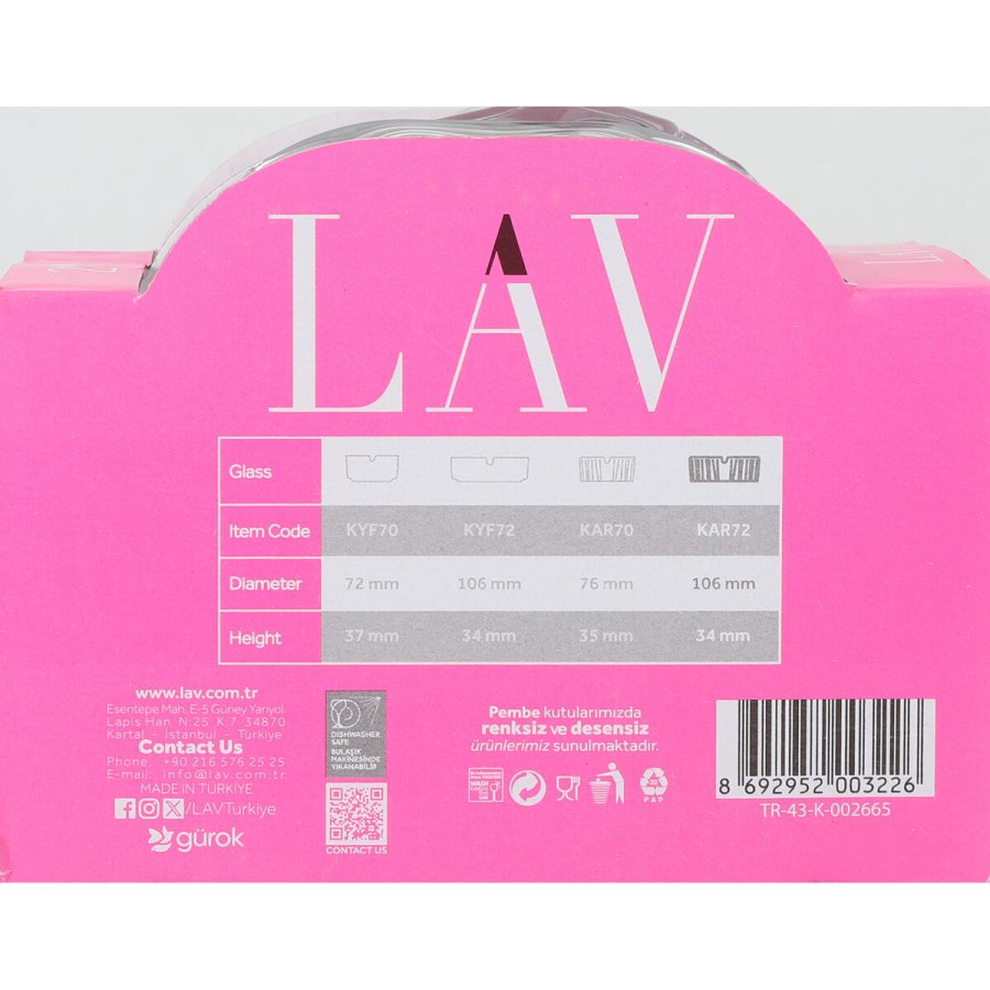 Askebger LAV LV-KAR72M (2 Dele) (2 enheder) (24 enheder) #3