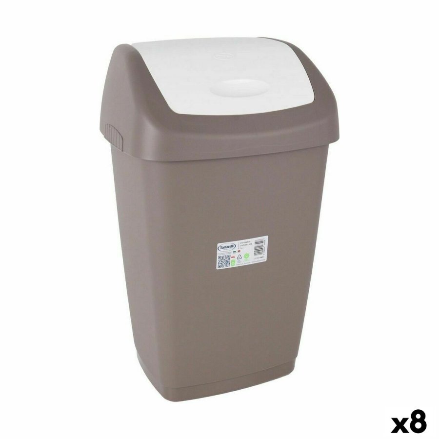 Papirkurv Tontarelli Aurora Dumper Brun (8 enheder) #1