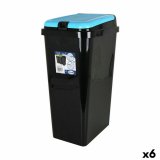 Skraldespand Tontarelli Bido Bl Sort 45 L Rektangulr 40 x 29 x 65 cm (6 enheder) #1