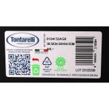 Skraldespand Tontarelli Coverline Grn 44 L Sort 38,5 x 34,5 x 54,5 cm (6 enheder) #9