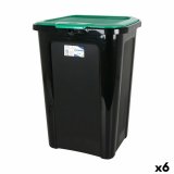 Skraldespand Tontarelli Coverline Grn 44 L Sort 38,5 x 34,5 x 54,5 cm (6 enheder) #1