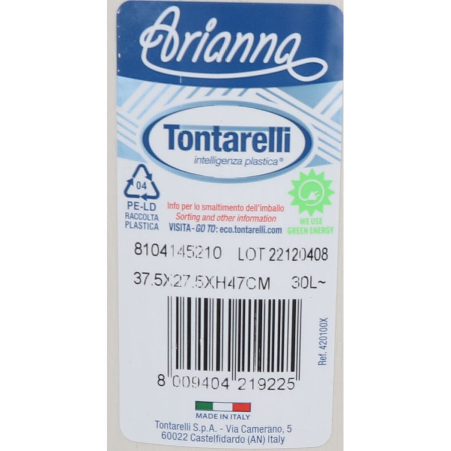 Papirkurv Tontarelli Arianna 30 L Beige (6 enheder) #9