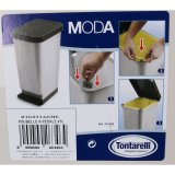 Papirkurv med pedal Tontarelli Moda Brun (4 enheder) #9