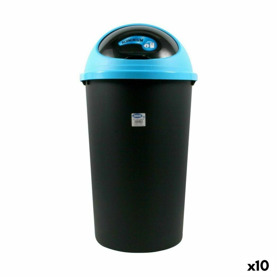 Skraldespand Tontarelli Big hoop Bl Sort 50 L 39 x 39 x 72 cm (10 enheder) #1