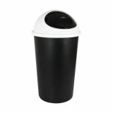 Skraldespand Tontarelli Big hoop Hvid Sort 45 L (10 enheder) #5
