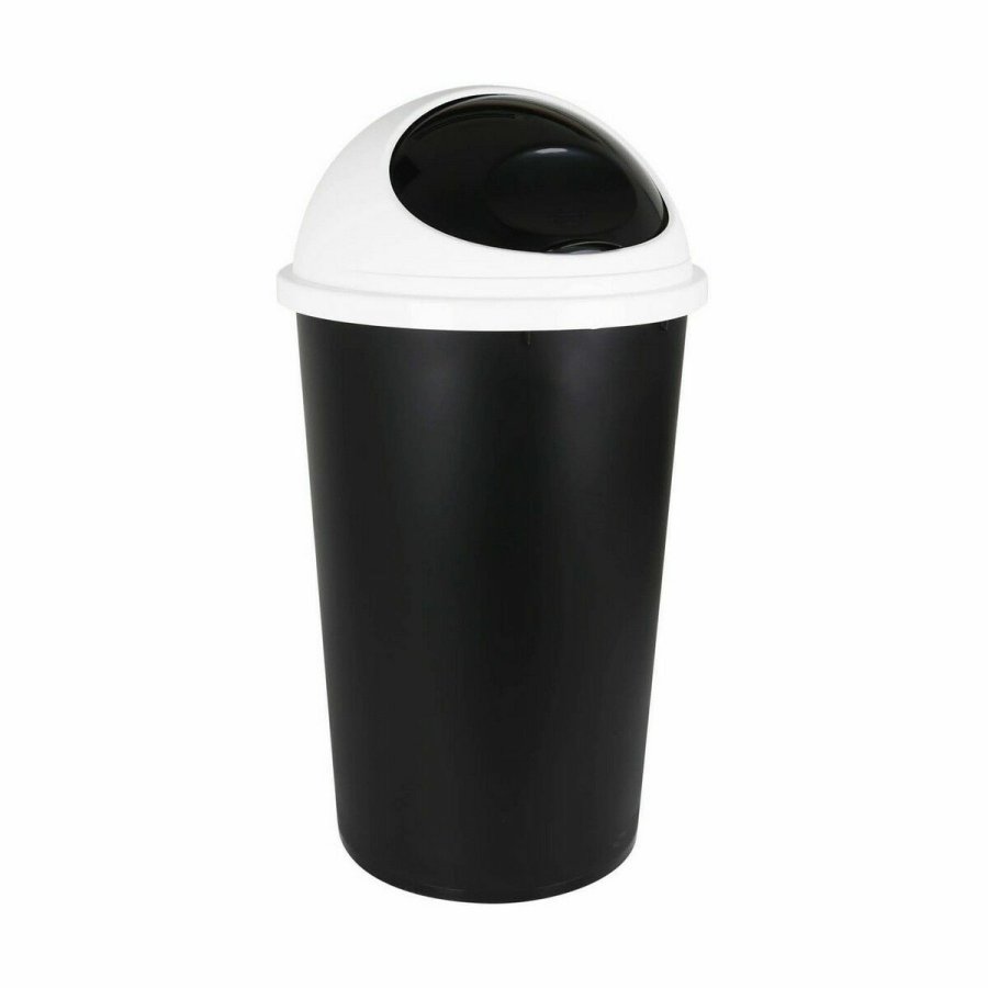 Skraldespand Tontarelli Big hoop Hvid Sort 45 L (10 enheder) #5