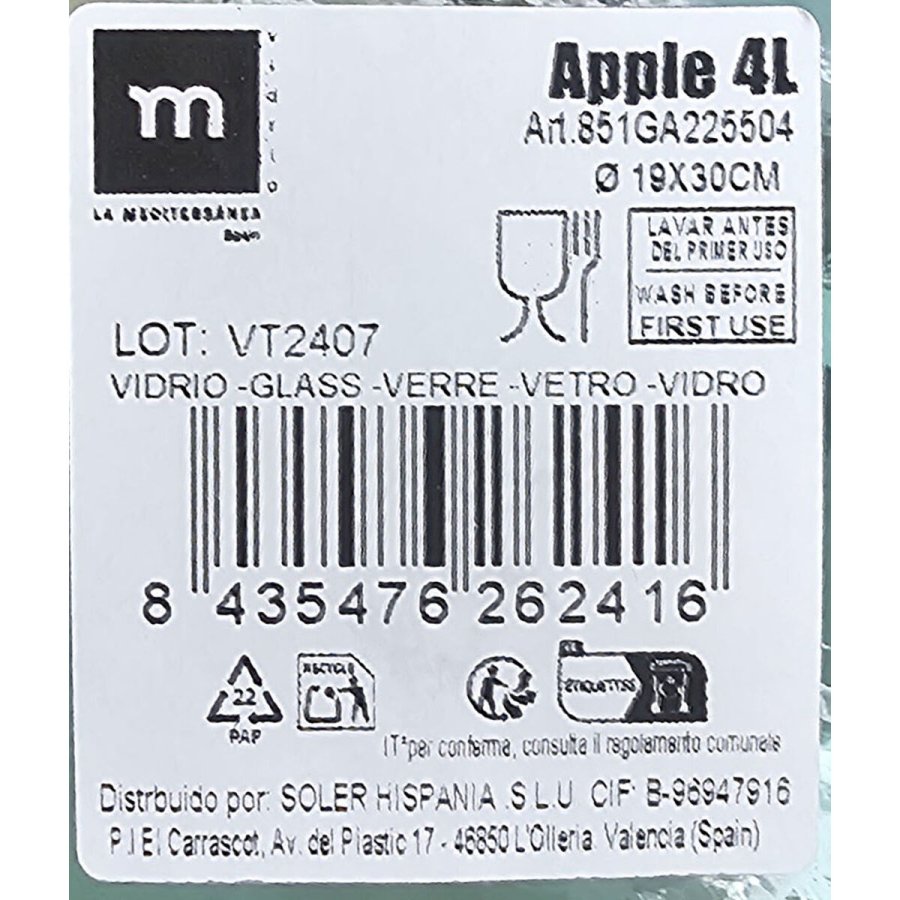 Karaffel Inde Apple Glas 4 L #7