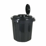 Skraldespand Dem Hop 50 L Sort 49,5 x 49,5 x 50 cm (6 enheder) #5