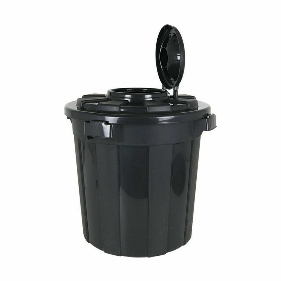 Skraldespand Dem Hop 50 L Sort 49,5 x 49,5 x 50 cm (6 enheder) #5