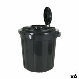 Skraldespand Dem Hop 50 L Sort 49,5 x 49,5 x 50 cm (6 enheder) #1