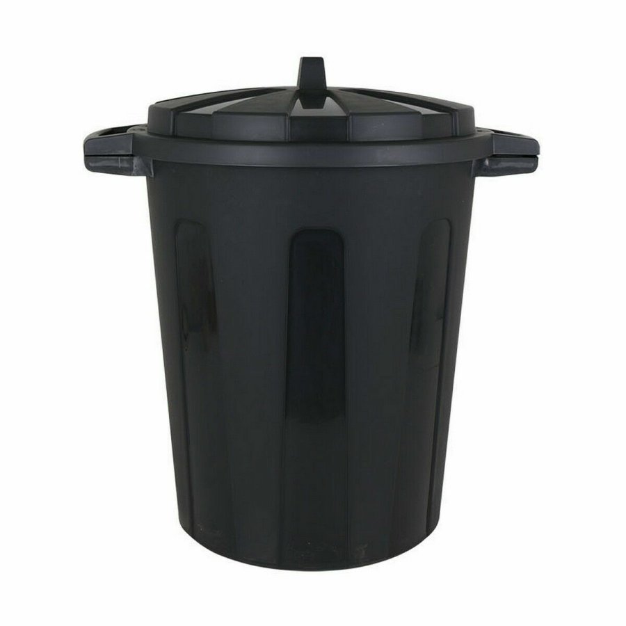 Skraldespand Dem 100 L Sort 64 x 54 x 68 cm (3 enheder) #5