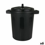 Skraldespand Dem Sort 45 x 35 x 48 cm (6 enheder) #1