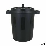 Skraldespand Dem 50 L Sort 55 x 41 x 54 cm (3 enheder) #1