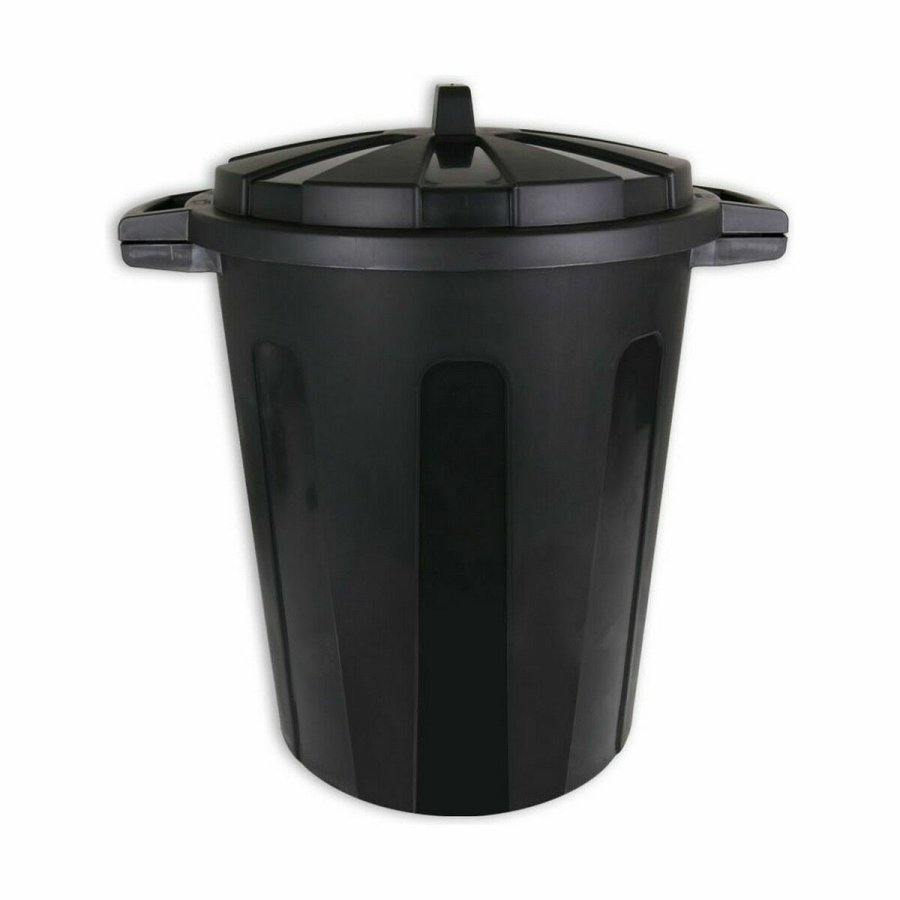 Skraldespand Dem 70 L Sort 56 x 45 x 60 cm (3 enheder) #5