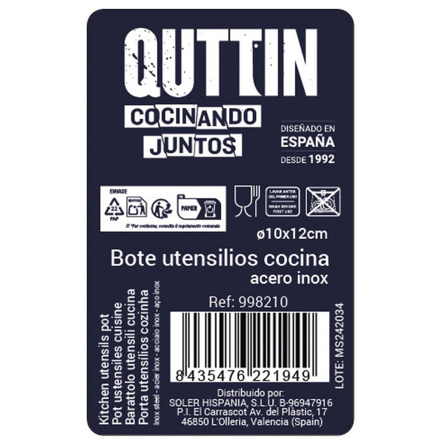 Bestikholder Quttin Quttin Rustfrit stl  10,3 x 12,2 cm (12 enheder) #7