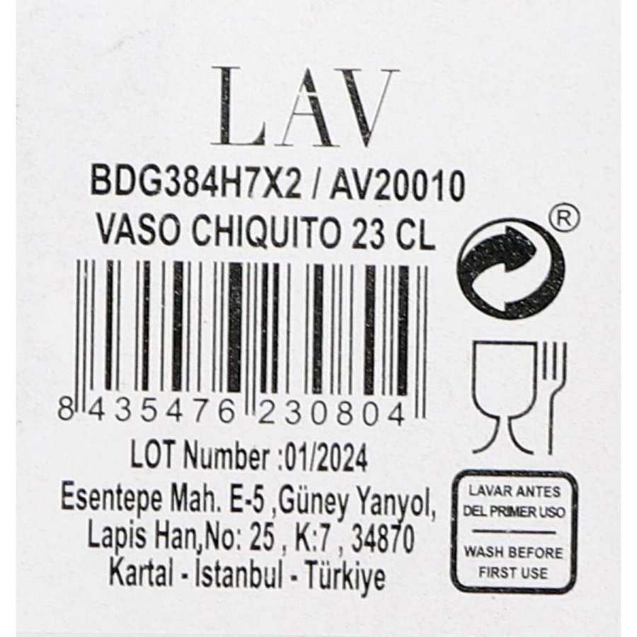 Glas LAV Bodega Glas (48 enheder) #7