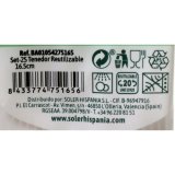 St med Gafler Algon Genanvendelig Hvid 36 Enheder 16,5 cm #10