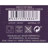 Morter Quttin Plastik 11 x 9 cm Sort (12 enheder) #10