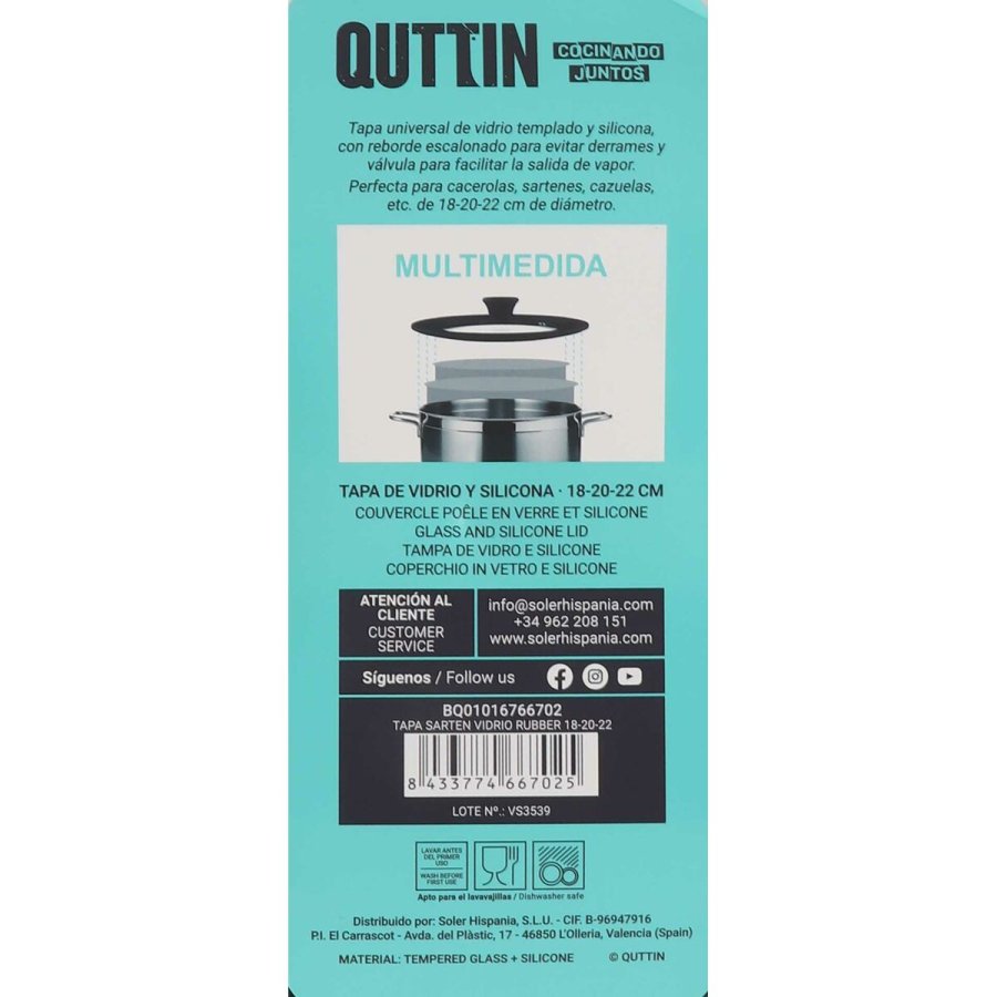 Grydelg Quttin Rubber 18-20-22 Glas (6 enheder) #7