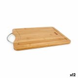 Skrebrt Quttin Brun Slvfarvet Metal Bambus 27 x 20 x 1,5 cm (12 enheder) #1