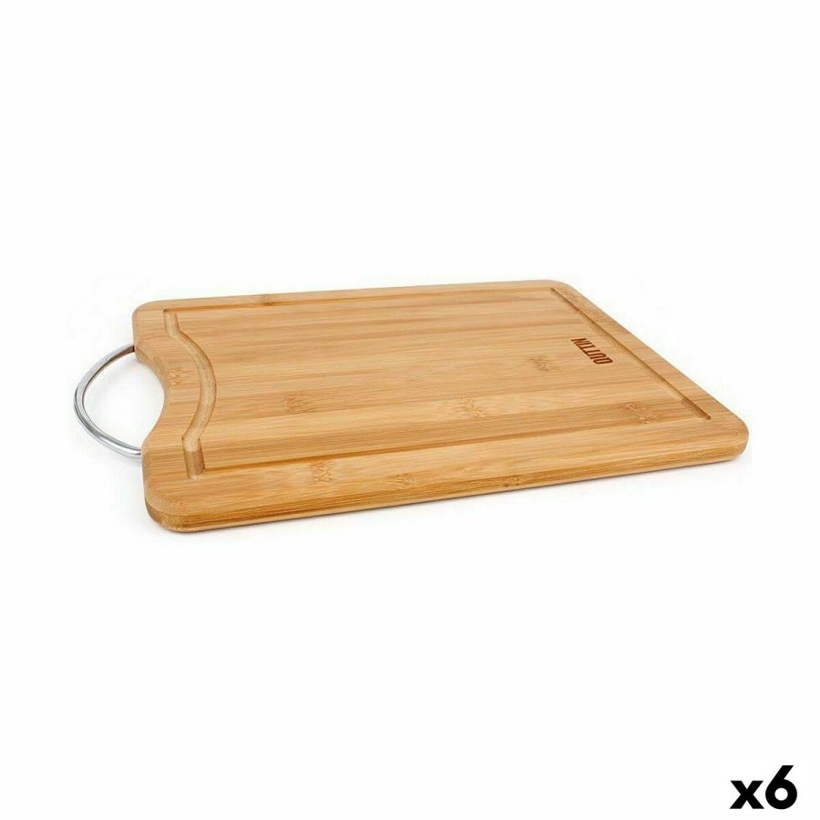 Skrebrt Quttin Brun Slvfarvet Bambus 39,5 x 30 x 1,5 cm (6 enheder) #1