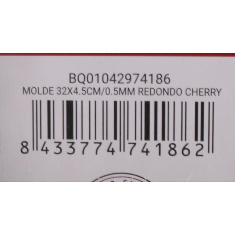 Bageform Quttin Cherry Kulstofstl 32 x 32 x 5 cm (12 enheder) #10