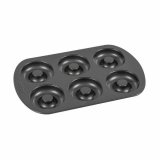 Bageform Quttin Donuts Kulstofstl Sort 32 x 21 x 2,3 cm (12 enheder) #4