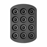 Bageform Quttin Sort Kulstofstl Donuts 26,5 x 18 x 2 cm (12 enheder) #7