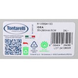 Affaldsspand med pedal Tontarelli Idea 24 L Sort Gr 35 x 29 x 44,5 cm (4 enheder) #9