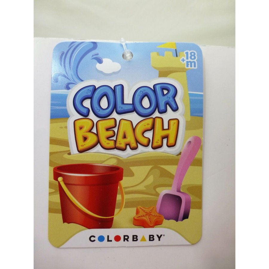 St med legetj til stranden Colorbaby 7 Dele Skib polypropylen (24 enheder) #43