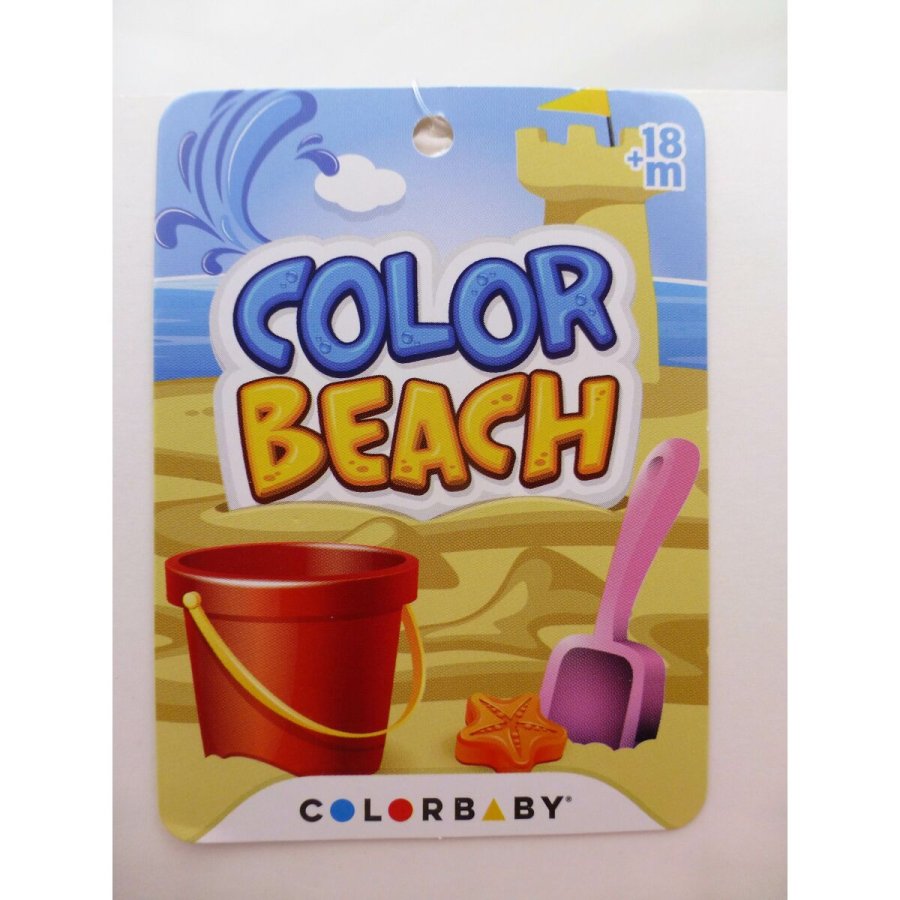 St med legetj til stranden Colorbaby 4 Dele polypropylen (12 enheder) #29