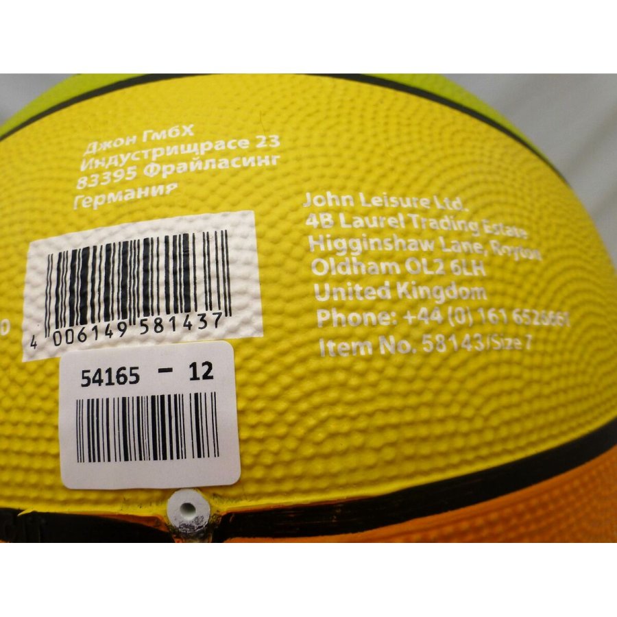 Basketball John Sports Rainbow 7  24 cm 12 enheder #29