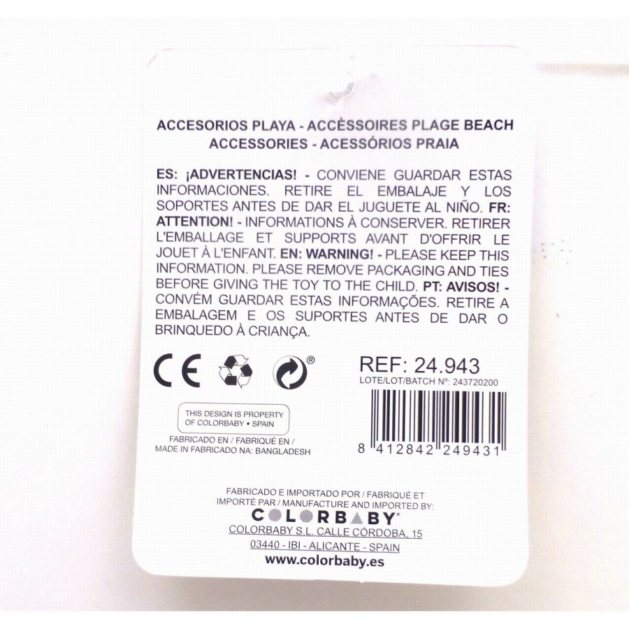 Gravemaskine Colorbaby 26 cm polypropylen (12 enheder) #36