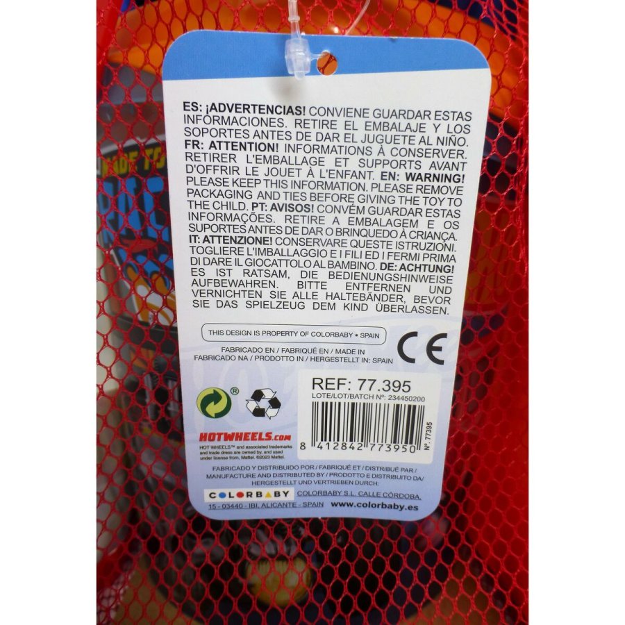 St med legetj til stranden Hot Wheels  18 cm polypropylen (12 enheder) #15