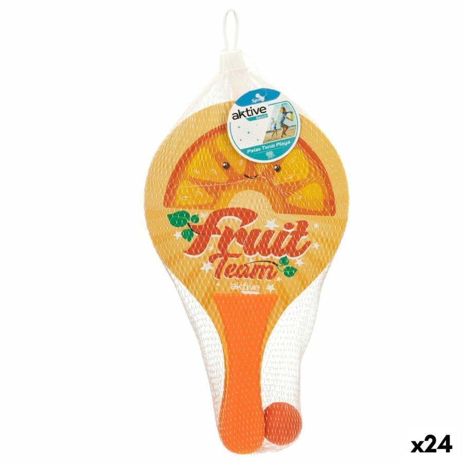 Strandskovle med bold Aktive Summer Fruits Tr 18,5 x 31,5 cm (24 enheder) #1