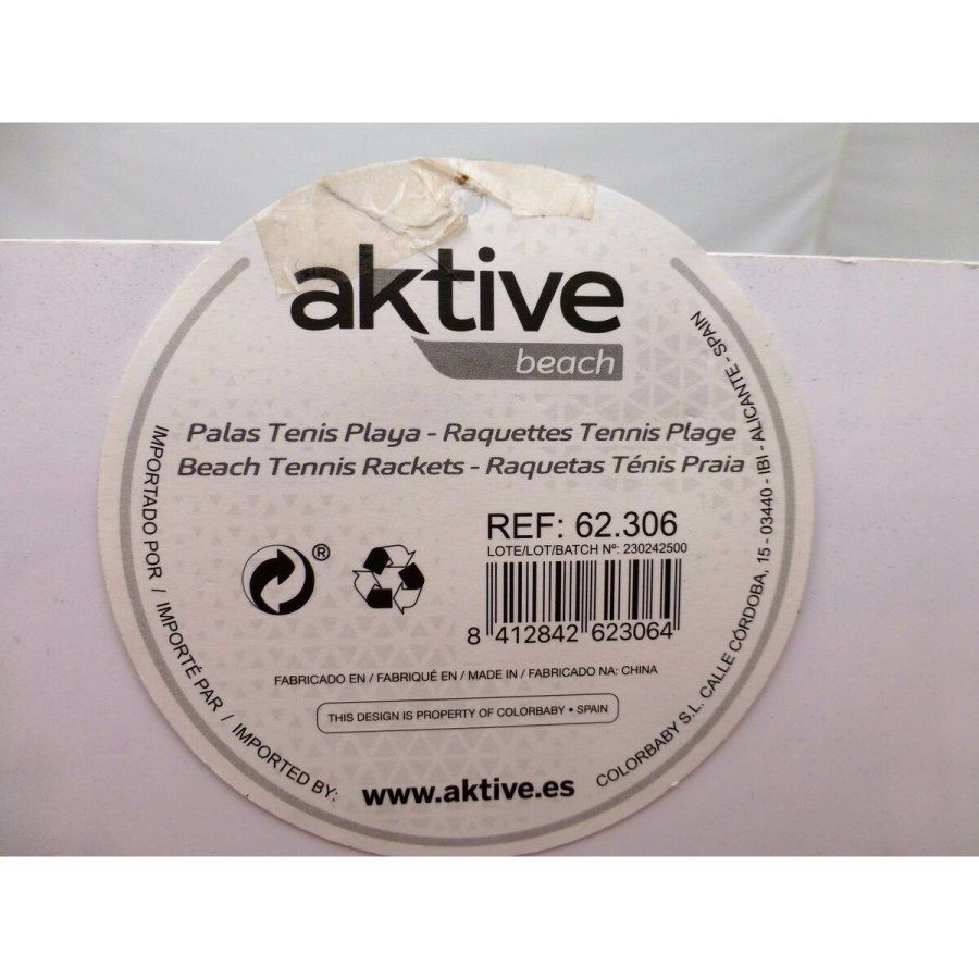 Strandskovle med bold Aktive Hawai Tr 23,5 x 38 x 0,8 cm (12 enheder) #36