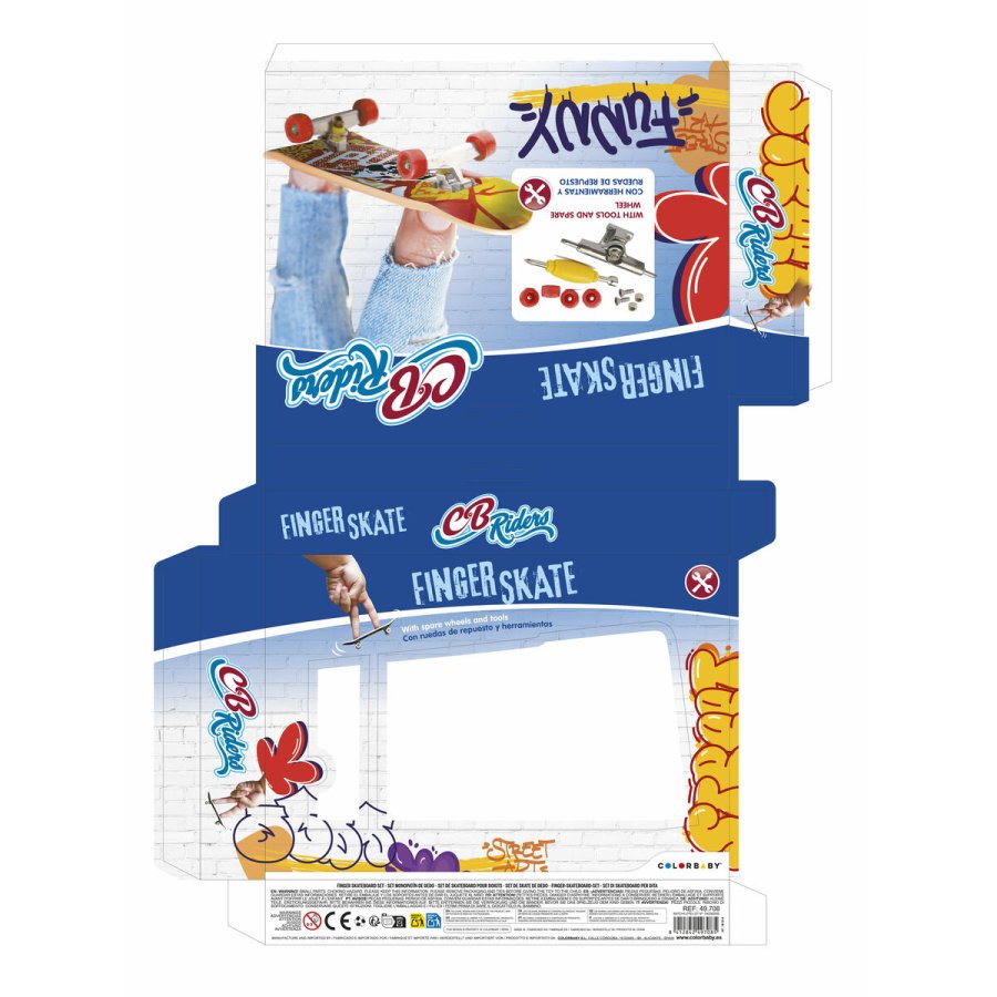 Fingerskateboard Colorbaby (12 enheder) #4