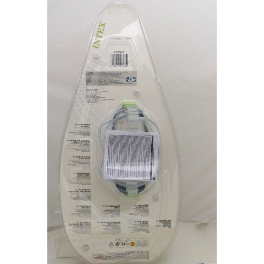 Snorkel beskyttelsesbriller og rr Intex Surf Rider Brns #37