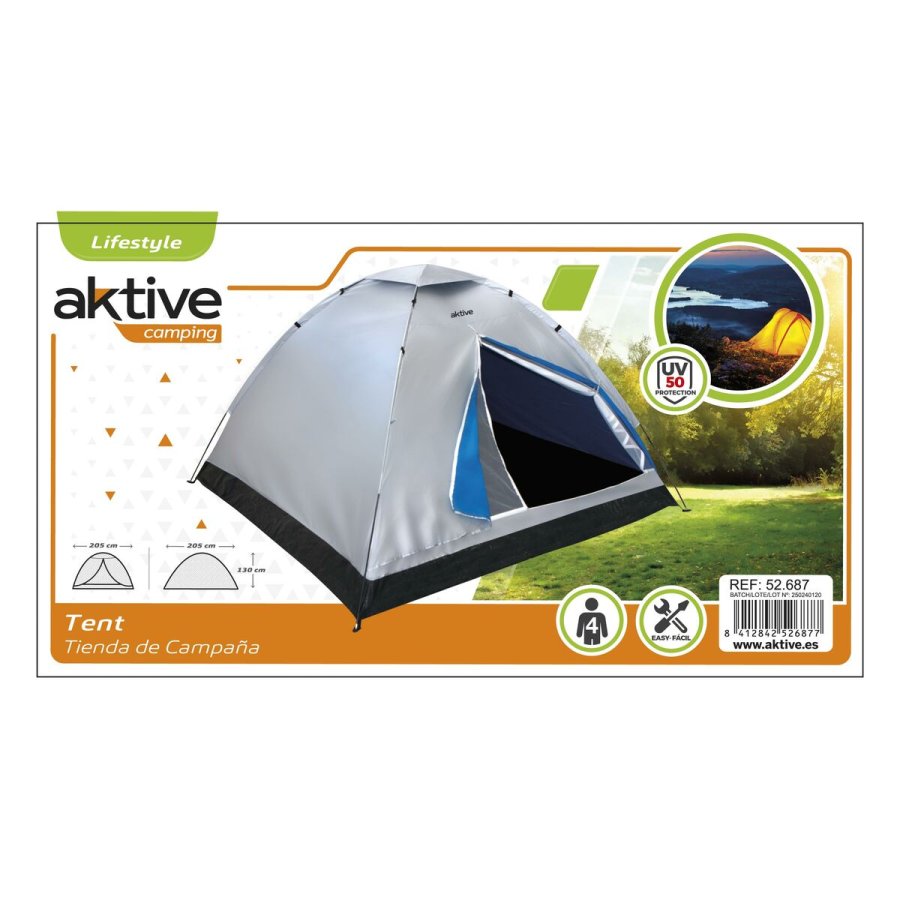 Telt Aktive 4 personer 205 x 130 x 205 cm (2 enheder) #7