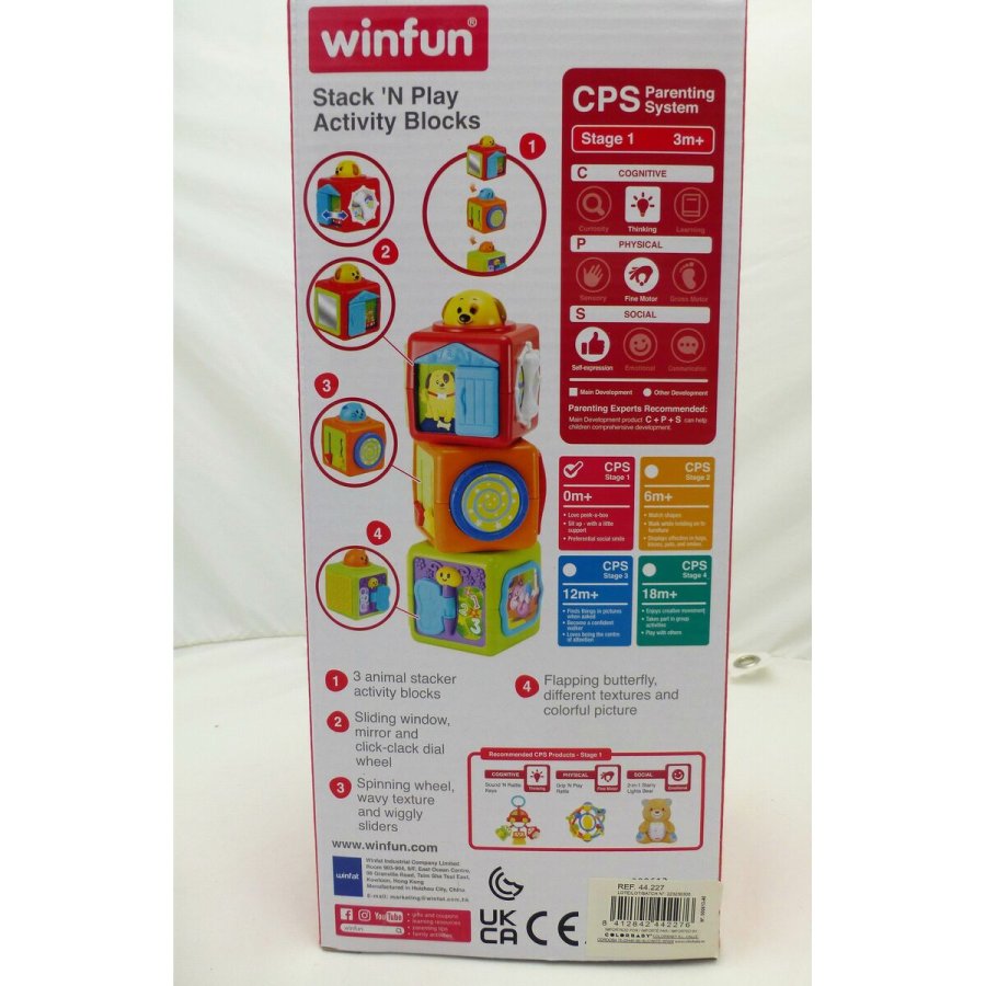 Frdighedsspil til Brn Winfun 3 Dele 8 x 24,5 x 8 cm (6 enheder) #6