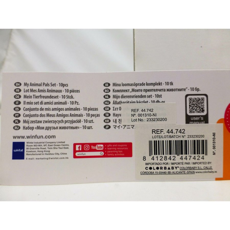 St Bondegrdsdyr Winfun Plastik 10 Dele 6 x 5,5 x 5 cm (6 enheder) #7