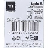 Dekorativ beholder La Mediterrnea Apple Glas  23 x 36,8 cm (2 enheder) #4